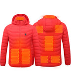 New Heated Jacket Coat USB Electric Jacket Cotton Coat Heater Thermal Clothing Heating Vest Men'S Clothes Winter